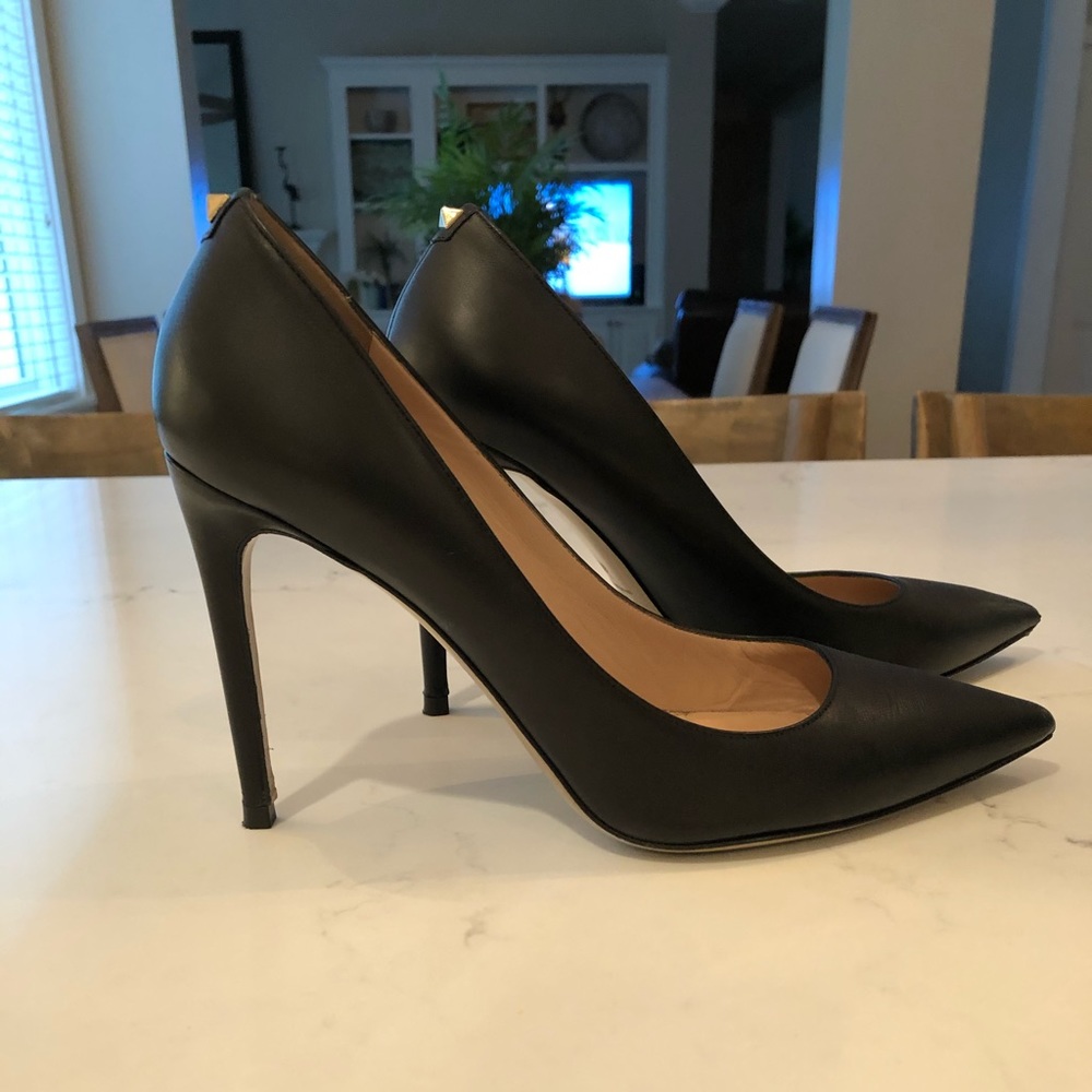 Valentino Black Leather Heels